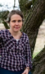 Valerie bovenlichaam op de heide